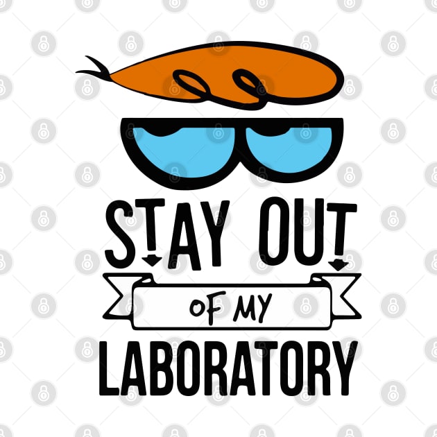 Stay out of my lab cartoon by labstud