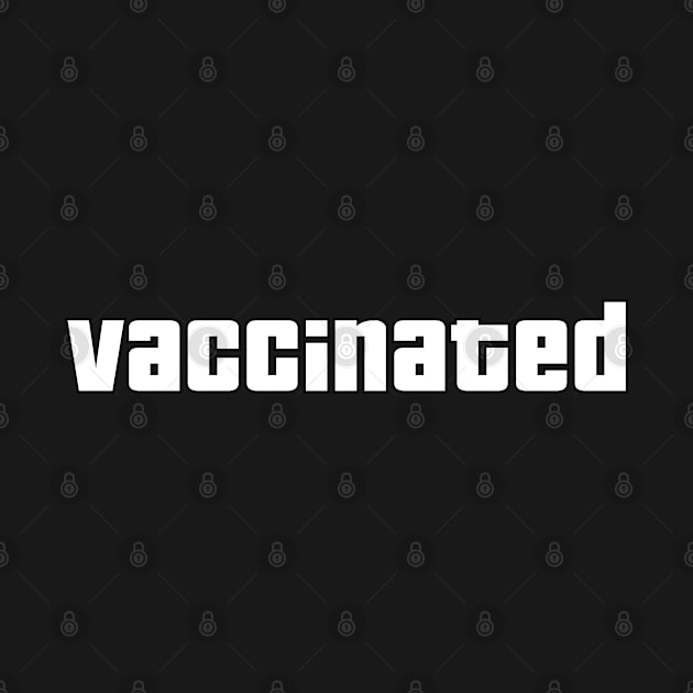 Vaccinated covid print by Doswork