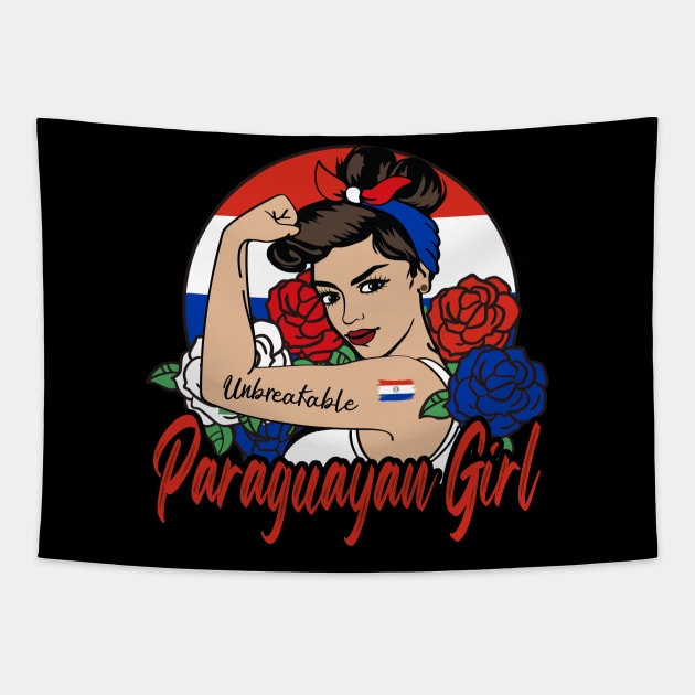 Paraguayan Girl Tapestry by JayD World