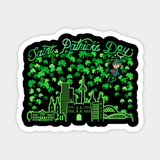 Saint Patrick's Day Cologne Germany Magnet