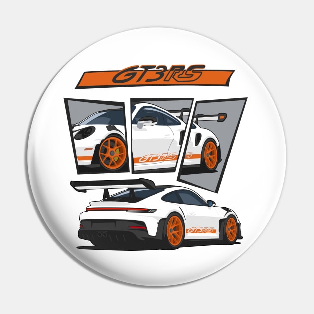 car 911 gt3 rs racing edition detail white orange Pin by creative.z