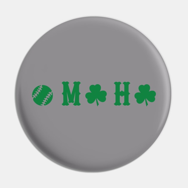 Omaha Irish Green Pin by Rakes Report