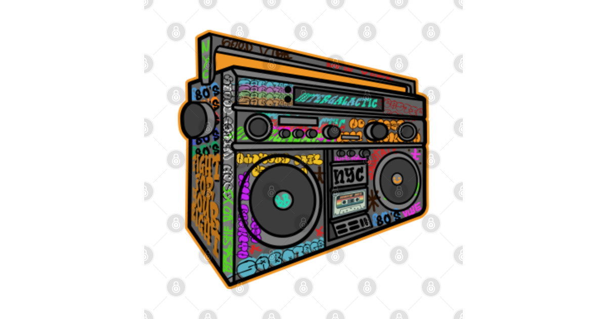 Boombox Graffiti Beastie Boys TShirt TeePublic