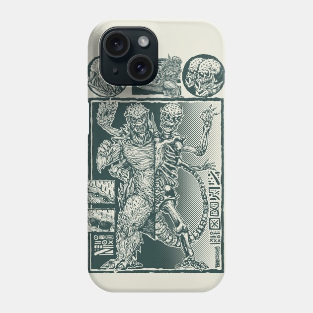 Kaiju Monster Phone Case by Robisrael