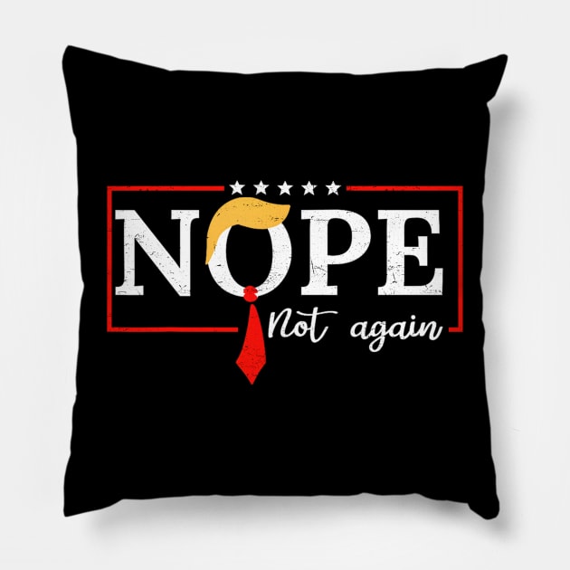 nope not again Pillow by handhieu