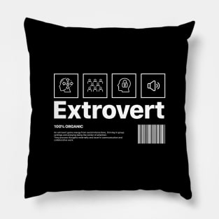 Extrovert Pillow