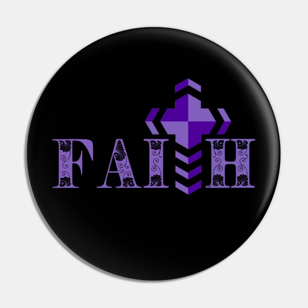 Christian Faith Jesus Cross Pin by Christian Faith