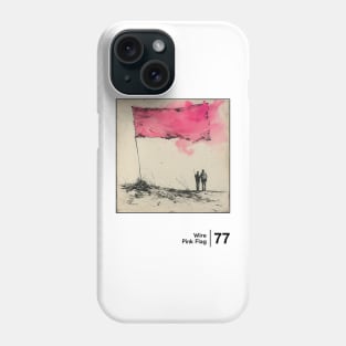 Pink Flag / Minimalist Graphic Artwork Design Phone Case