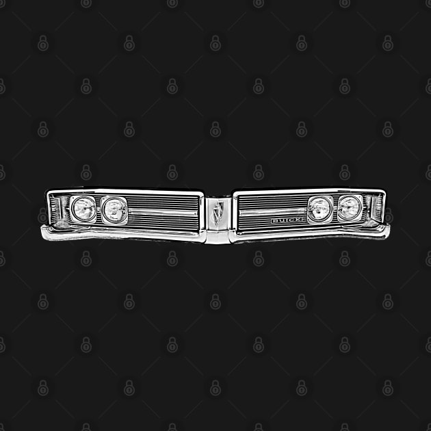 Buick LeSabre 1960s American classic car minimalist grille by soitwouldseem