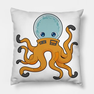 Octopus Astronaut Space Pillow