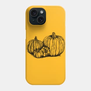 Thanksgiving Pumpkins Print Phone Case