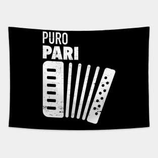 Puro Pari - Grunge design - white Tapestry