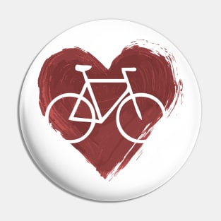 Cyclist's Heart Pin