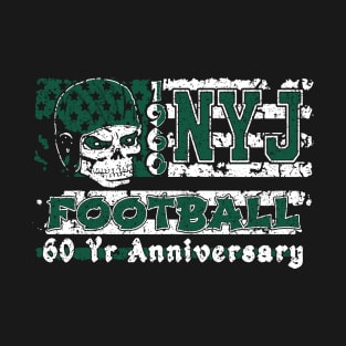 New York Pro Football - Classic 60 Years Grunge T-Shirt