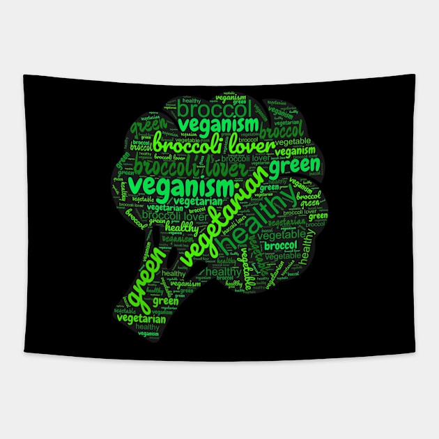 broccoli Tapestry by mdr design