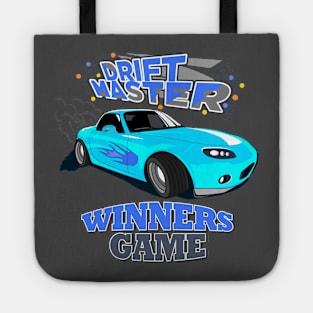 Drift Master Aqua Car design Tote