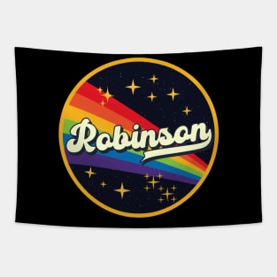 Robinson // Rainbow In Space Vintage Style Tapestry