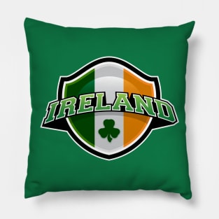 Ireland Flag Shield Pillow