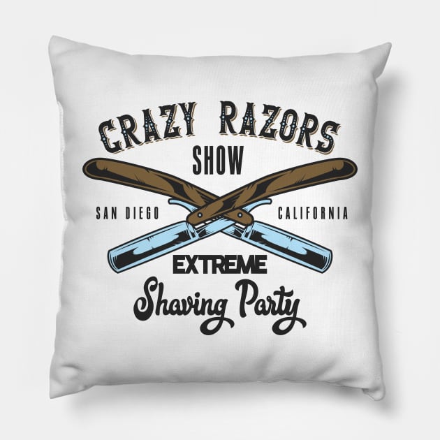 Barbershop Pillow by animericans