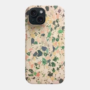 Brown Green Terrazzo Phone Case