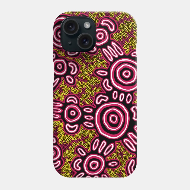 Aboriginal Art - You Belong Phone Case by hogartharts