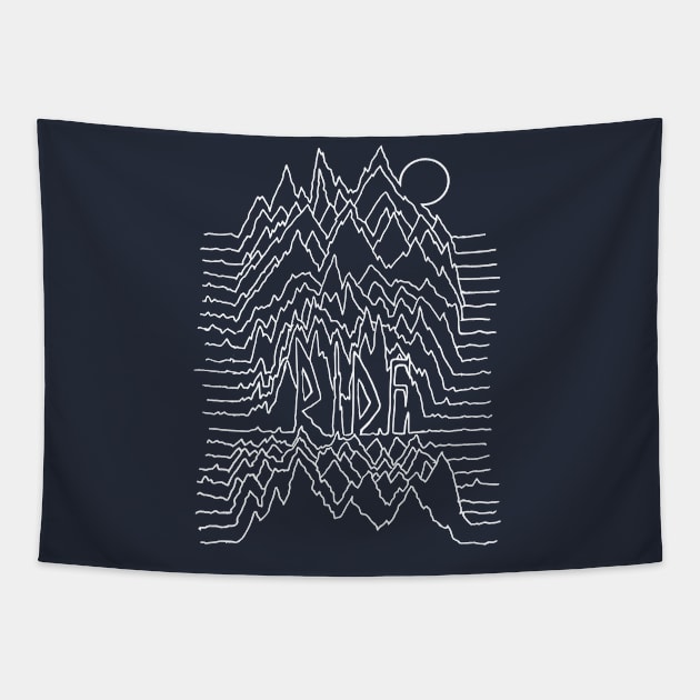 Ride Lines Tapestry by Bongonation