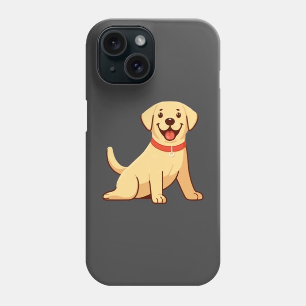 Dinky Yellow Labrador Retriever Phone Case by fikriamrullah