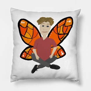 Butterfly boy Original character Pillow