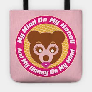 Honey on My Mind Lady Honey Bear Tote