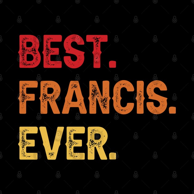 Best FRANCIS Ever, FRANCIS Second Name, FRANCIS Middle Name by confoundca