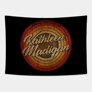 arjunthemaniac, circle retro faded Kathleen Madigan Tapestry