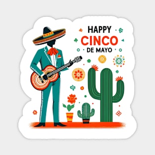 Cinco de mayo mariachi Magnet