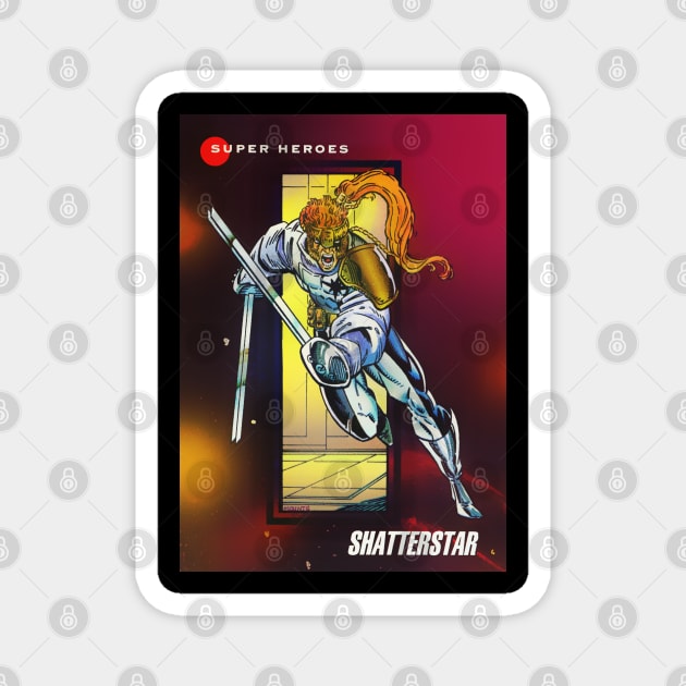 Shatterstar in action Magnet by Psychosis Media