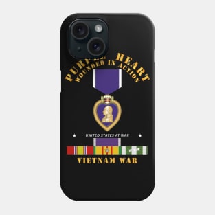 Purple Heart - WIA w VN SVC w Purple Heart Ribbon Phone Case