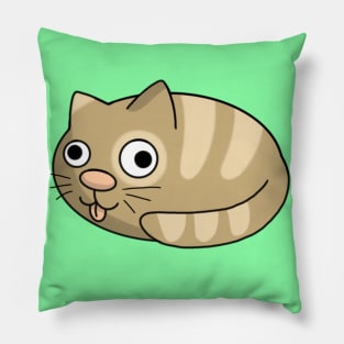 Derpy Loaf Cat Pillow