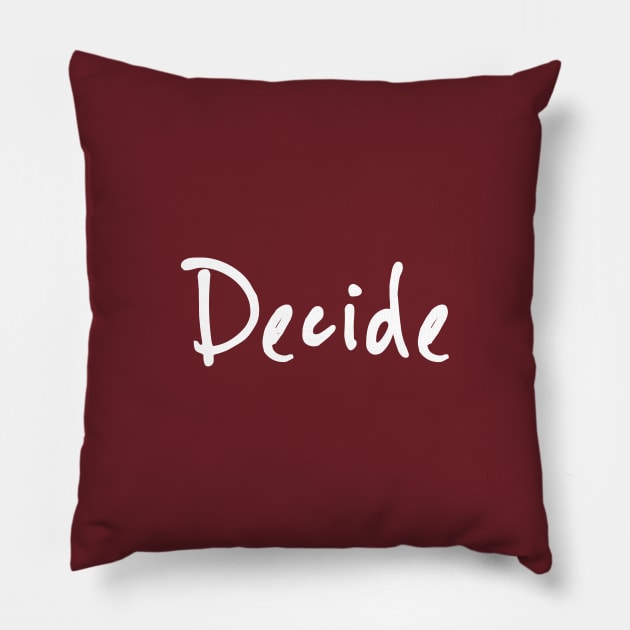 Decide Pillow by pepques