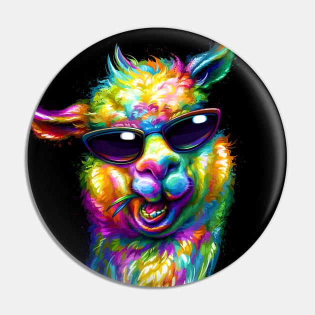 Llama Pin by stonemask