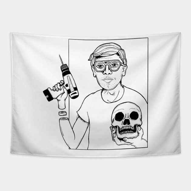 Jeffrey Dahmer Serial Killer T-Shirt Tapestry by murdershirts