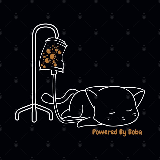 Boba Powered kitty by Artist usha