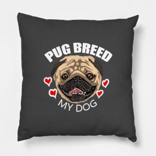 Pug Breed Pillow