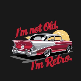 "Vintage Revival: Retro Classic Car Illustration" - I,m Not Old T-Shirt