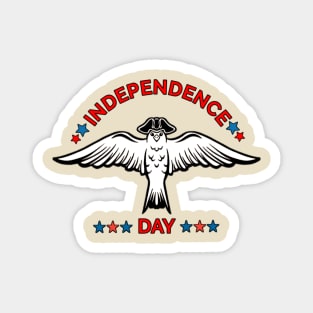 Independence day eagle stars Magnet