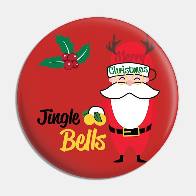 Jingle bells merry Christmas Pin by StarWheel