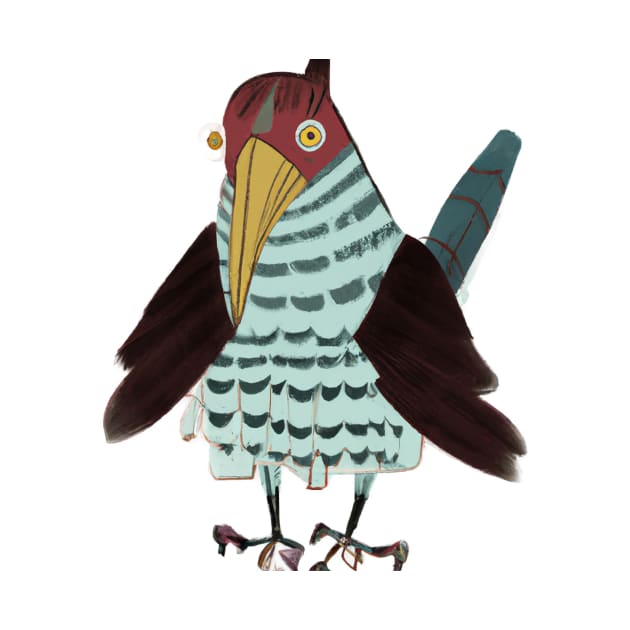 Cute Cuckoo Drawing by Play Zoo