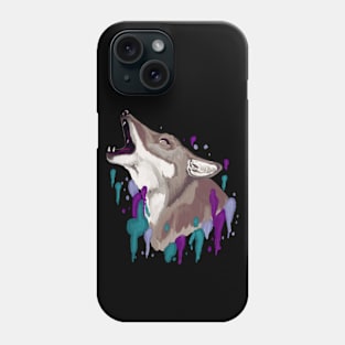 Colorful wolf Phone Case