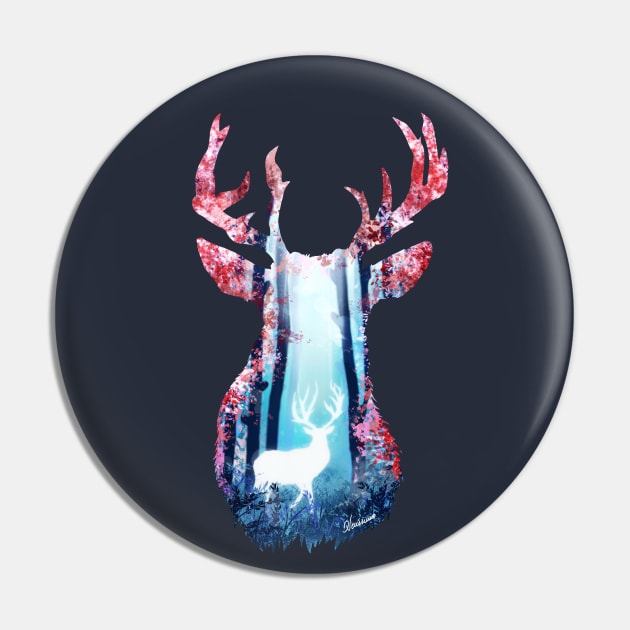 Spirit Deer Pin by DVerissimo