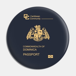 Dominica passport Pin