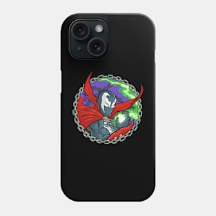 Red and black zombie Phone Case