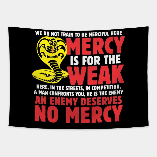 Mercy is for the Weak v2 Tapestry by ZombieNinjas