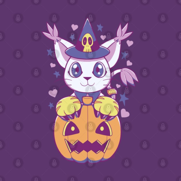 Happy Meowloween V1 by MeenGreenie